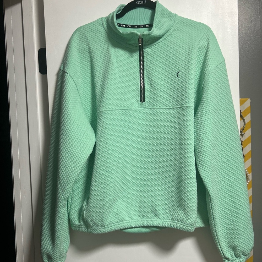 ZYIA Spearmint Honesty 1/4 zip